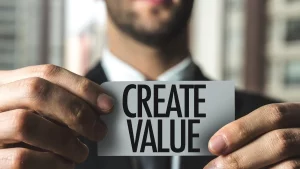 how businesses create value